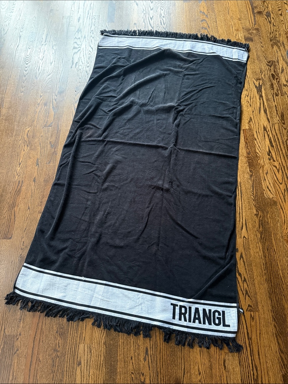 triangl swimwear Black Beach Towel